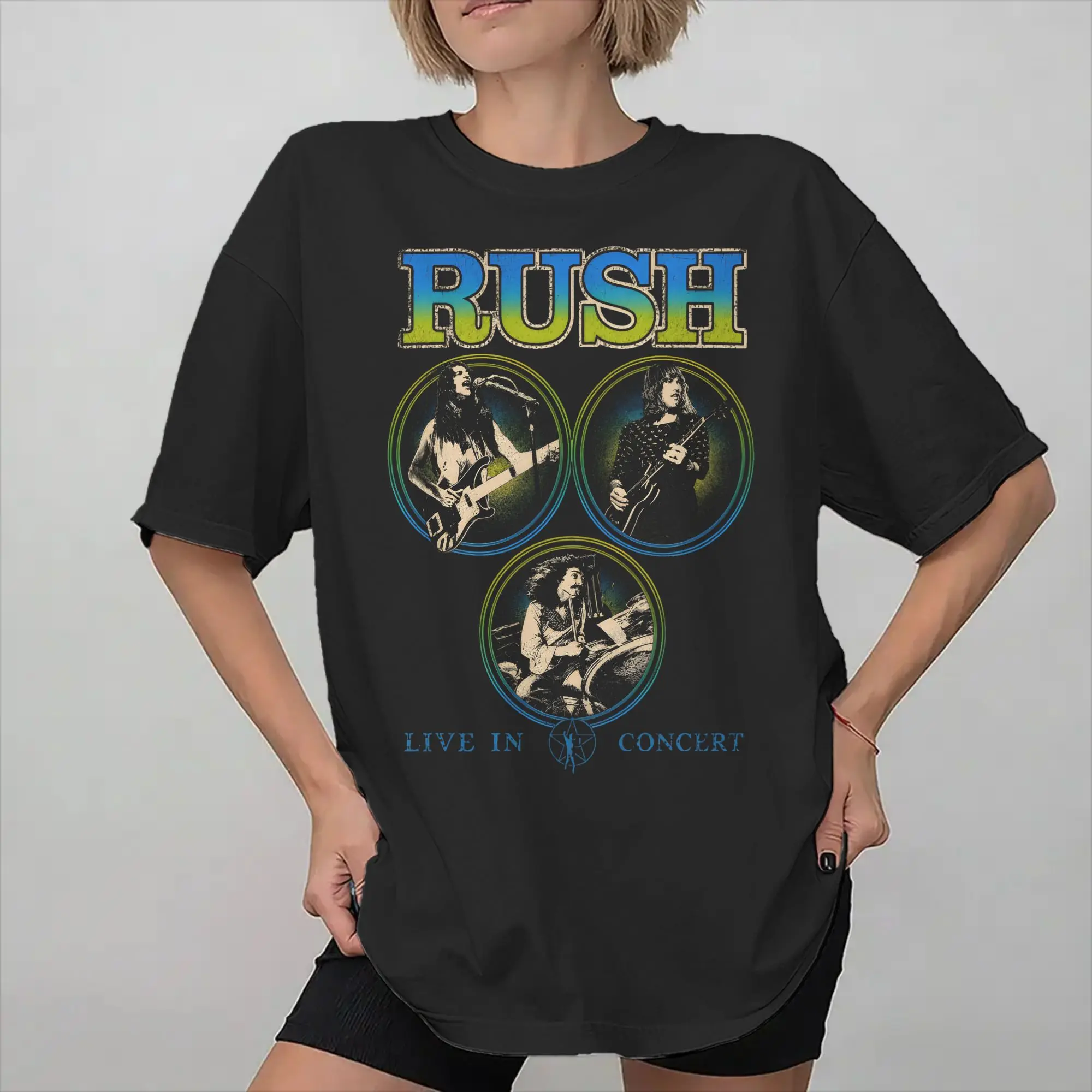 Rush Band Fifty Something Tour 2026 Print T Shirt Men Women  Pure Cotton  Tee Shirt Clothing