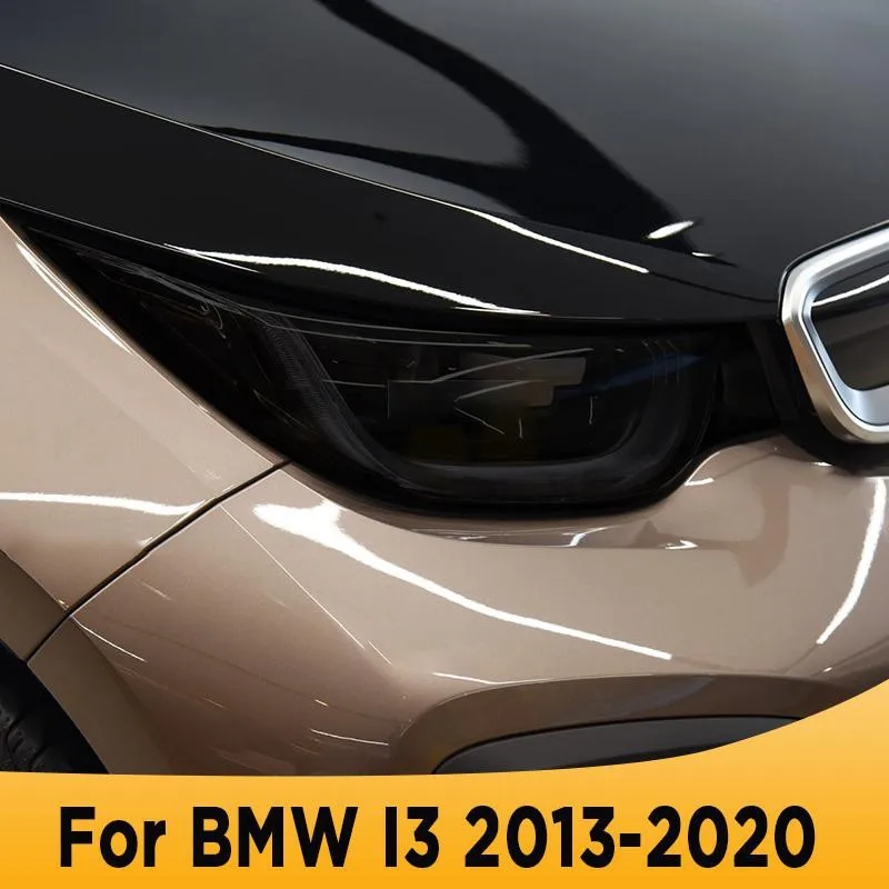 

Car Exterior Headlight Tint Anti-Scratch Protective Film Self Healing TPU Stickers For BMW i3 2013-2020 Accessories Front Lamp