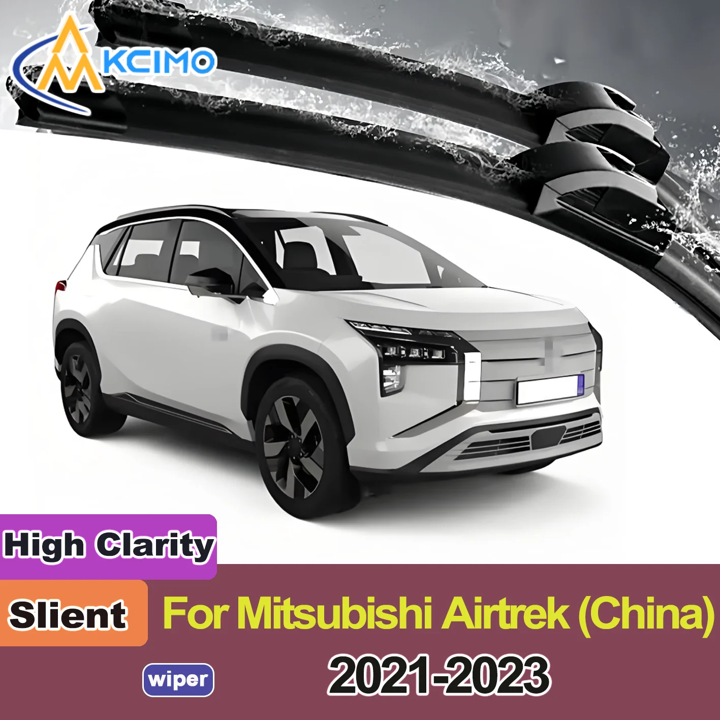 

2PCS New Front Windshield Wiper Blade for Mitsubishi Airtrek (China) 2021-2023 Front Windshield Auto Wipers Blade Accessories