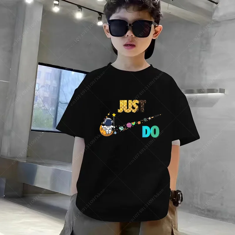 2024 New Summer Baby Boys Kawaii Tshirt Kids Clothes Tops Girls Clothing Teen Tshirt Camisetas Tops Free Shipping Cotton Blouse