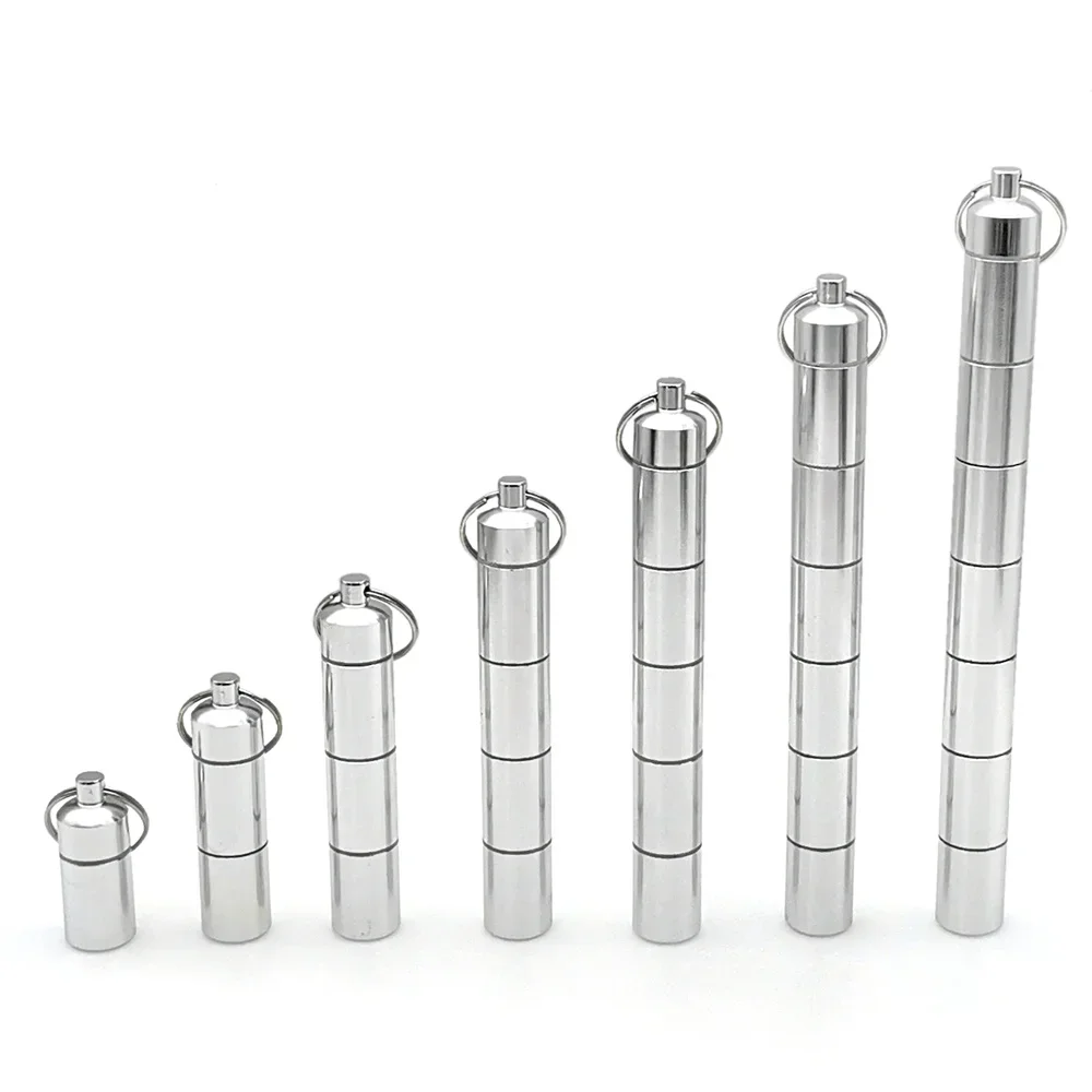 

Алюминиевый футляр для таблеток в форме капсулы, нежная печать, органайзер для лекарств, коробка для ключей, бутылка для таблеток, водонепроницаемый контейнер, аптечка