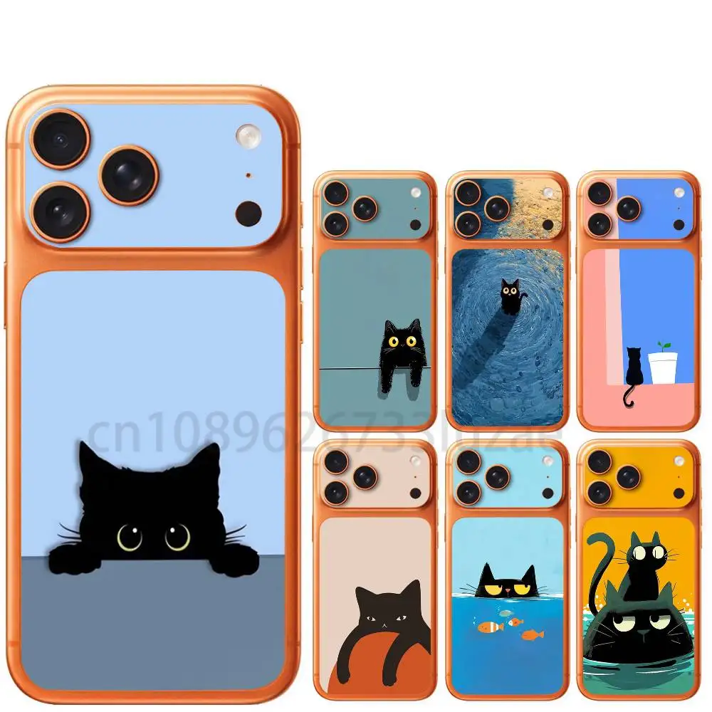 

Cute Cat For iPhone 17 Pro 17 Pro Max Sticker Rear Screen Protector Film Lens Protector Cover