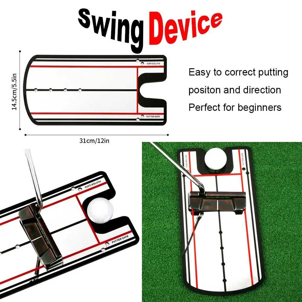 1 pc Golf Putting Alignment Mirror indoor outdoor Golf Putting Practice Mirror for Beginners