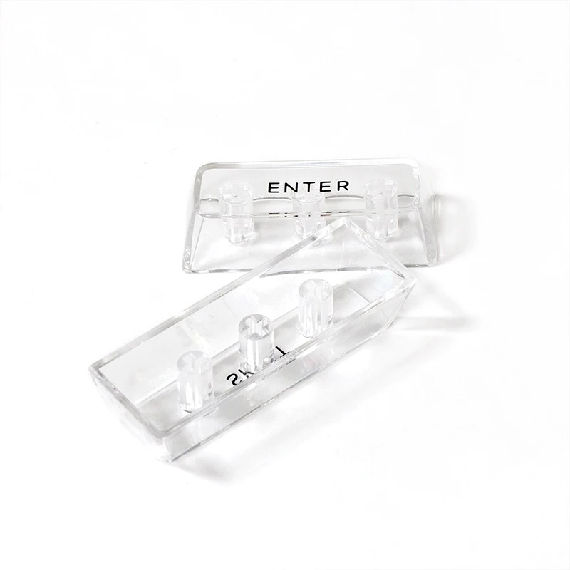 1set 132 Keys Lceberg Transparent Backlit Keycaps For MX Switch Mechanical Keyboard Crystal PC Gaming Keycap DIY Custom Key Cpas