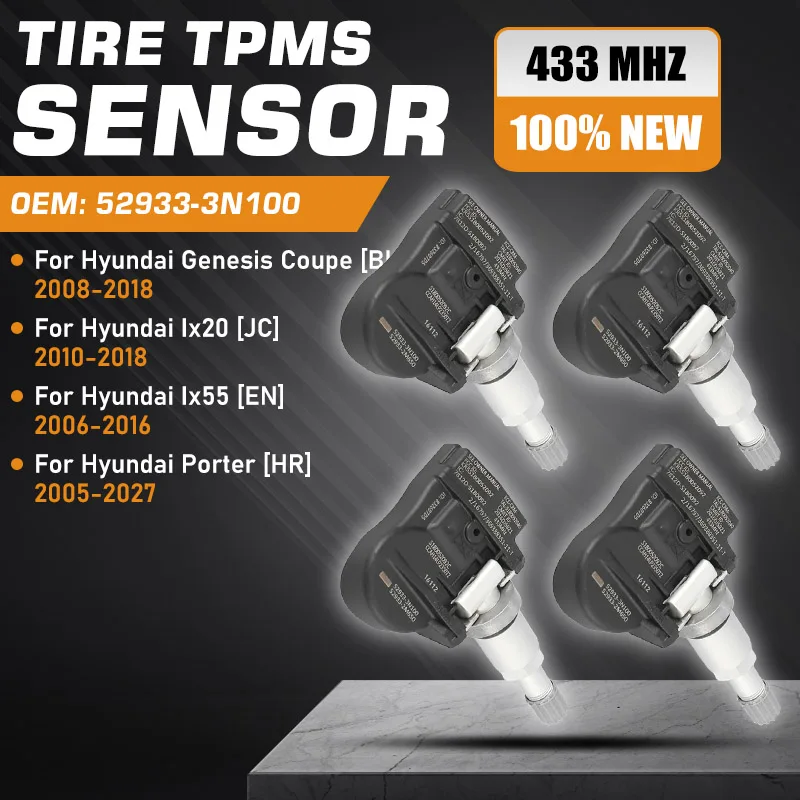

Car For Hyundai Genesis Coupe 2008-2018 Hyundai Ix20 2010-2018 Hyundai Ix55 2006-2016 Hyundai Porter Tire Pressure Sensor TPMS