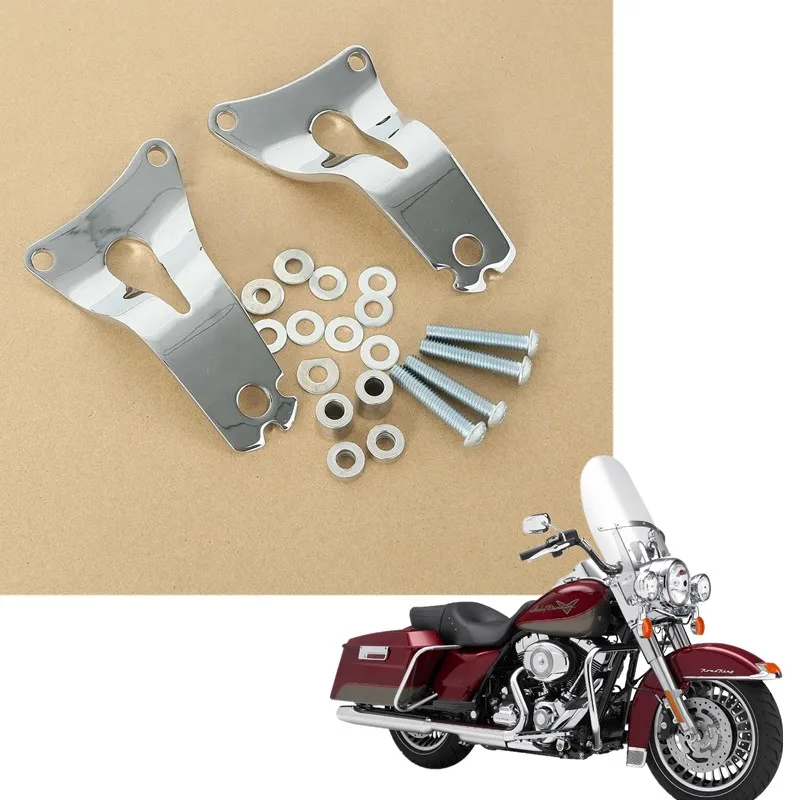 

For Harley Touring Street Glide Road King FLH/T 2009-2013 Driver Passenger Motorcycle Backrest Low Mount Kit Acsessories