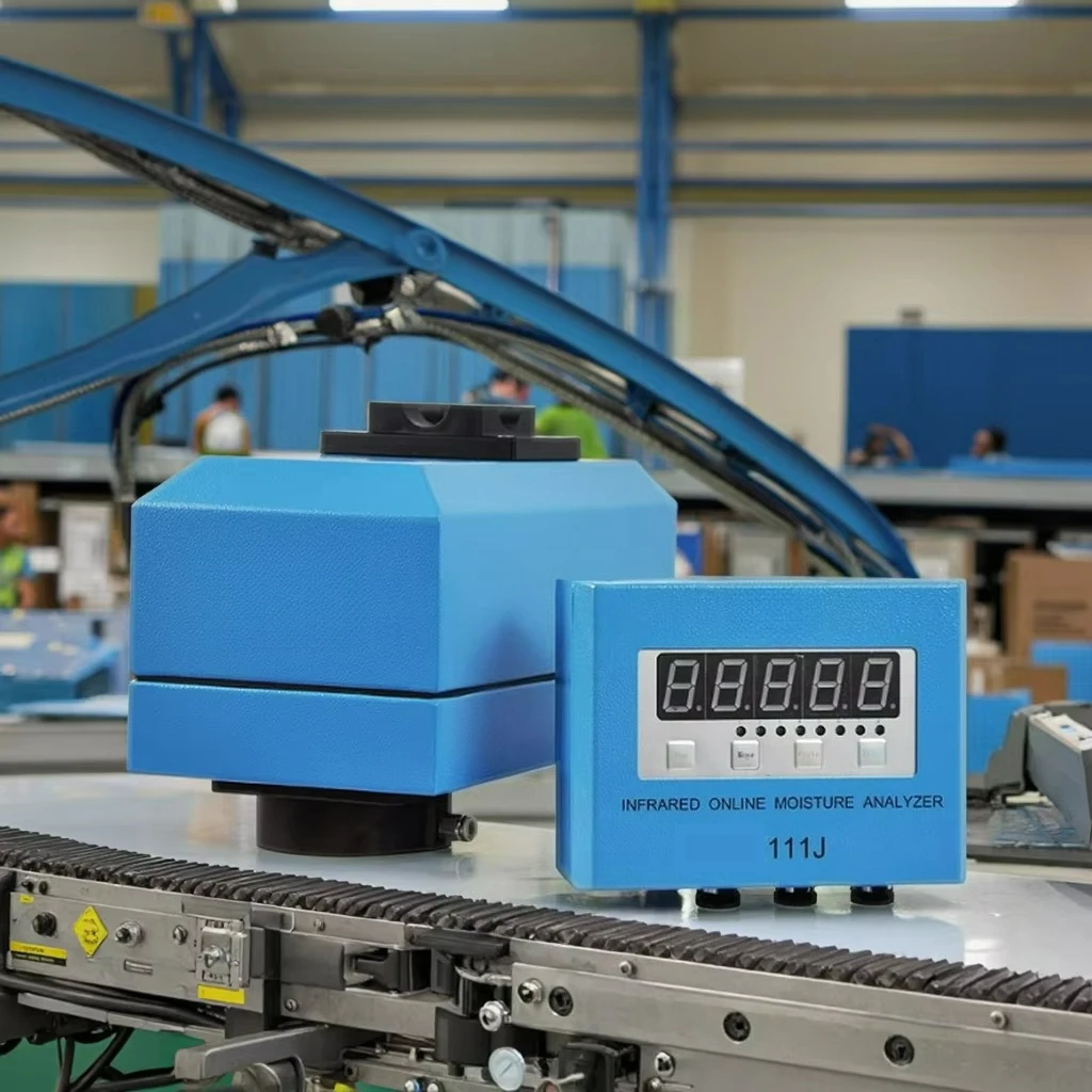 111J online moisture content analyzer conveyor belt