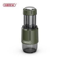 HiBREW 2 in 1 Portable Coffee Machine Hot/Cold Water Manual Espresso Maker For Capsule & Ground Hand Press Brewer H4D