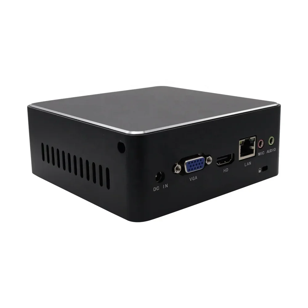 Minitree Portable Mini PC In tel Core i7 6560U Fan Mini Computer Graphics Iris 540 Barebone NUC 4K Nettop LAN VGA HD-MI WIFI