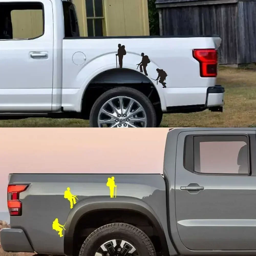 

Doordash Pickup Body Side Mountain Climb Stickers for Ford F150 Dodge RAM Chevrolet Silverado Universal Decor Decals Accessories