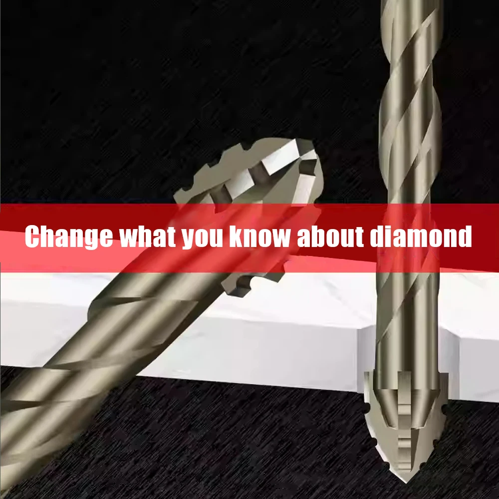 Juego de brocas excéntricas de 3 unids/set, brocas dentadas de cuatro filos, punta biselada de alta dureza, brocas dentadas para madera de ladrillo