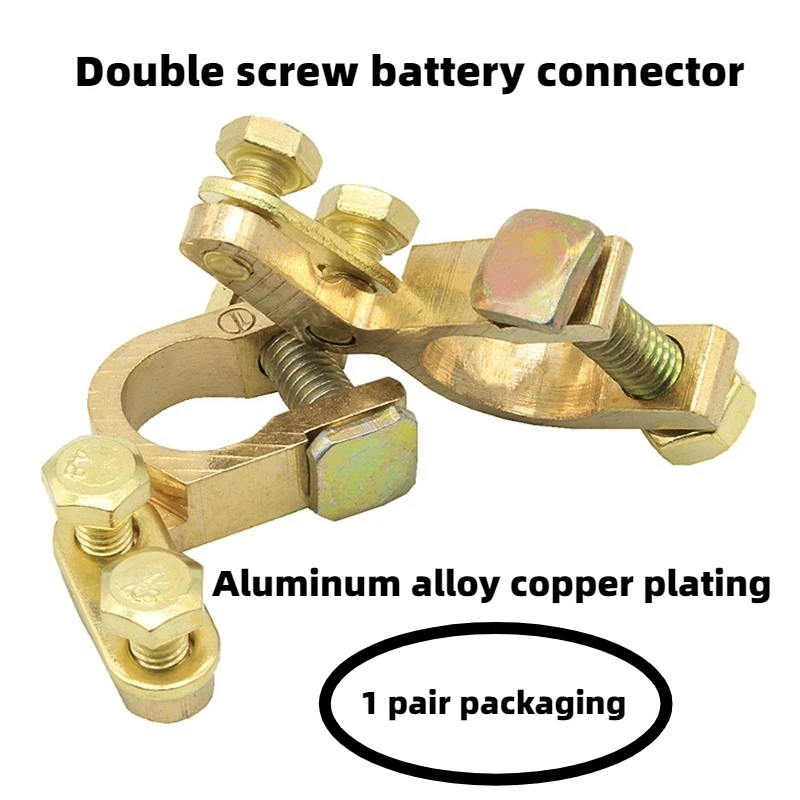 

1 пара утолщенных положительных и отрицательных разъемов автомобильного аккумулятора, разъем колонки аккумулятора грузовика, автомобильные аксессуары