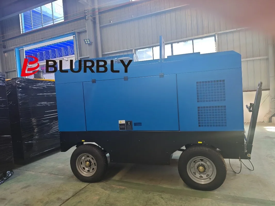 Very Durable Good Material Mobile Type diesel Powered Construction Use 20 bar High Pressure air Compressor
