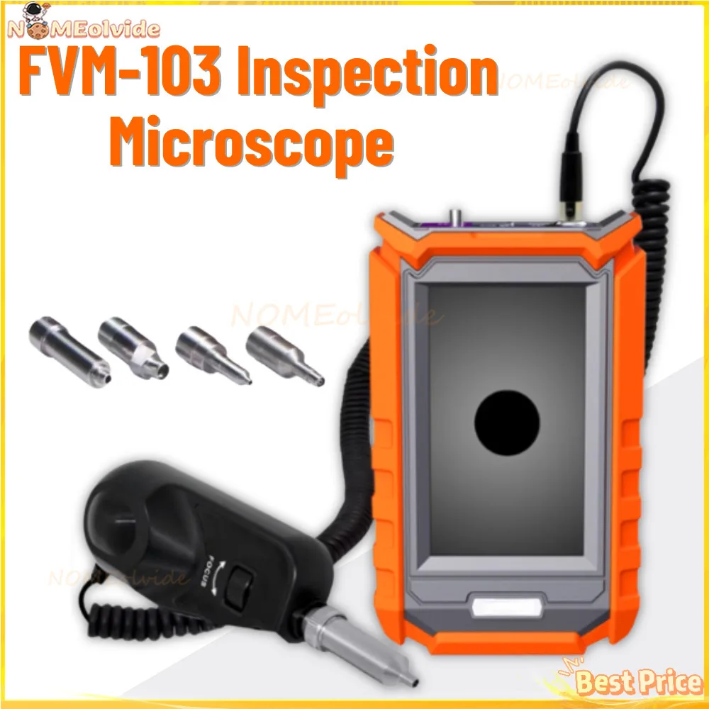 FVM-103 Hand-Held Fiber Inspection Microscope New Monitor, Which Could Inspect End Face SC, FC, ST UPC Connector