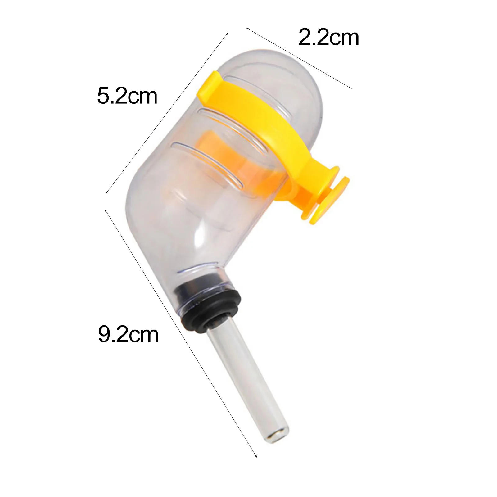 50ml Leak-proof Vacuum Hanging Hamster Drinker Water Bottle Dispenser Feeder Pets Hamster Drinking Water Dispenser Feeder Bottle