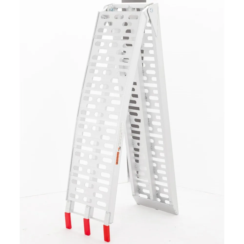 Rampe per camion in alluminio da 7 piedi Rampe ATV di carico pieghevoli con capacità di 750 libbre