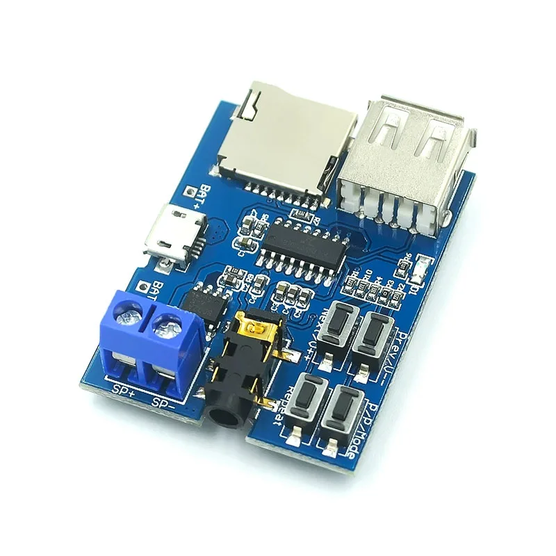 MP3 lossless decoding board comes with power amplifier MP3 module MP3 decoder TF card USB decoding player