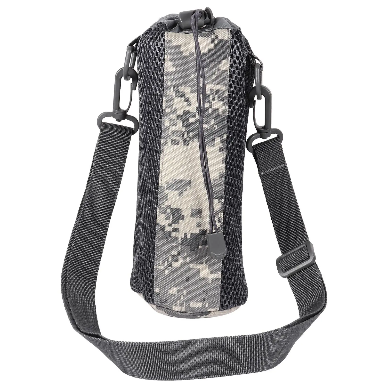 حقيبة زجاجات المياه نايلون المشي لمسافات طويلة في الهواء الطلق التخييم حقيبة سفر معزول الناقل حامل المحمولة تخزين الأكمام للغلاية الرياضية #4