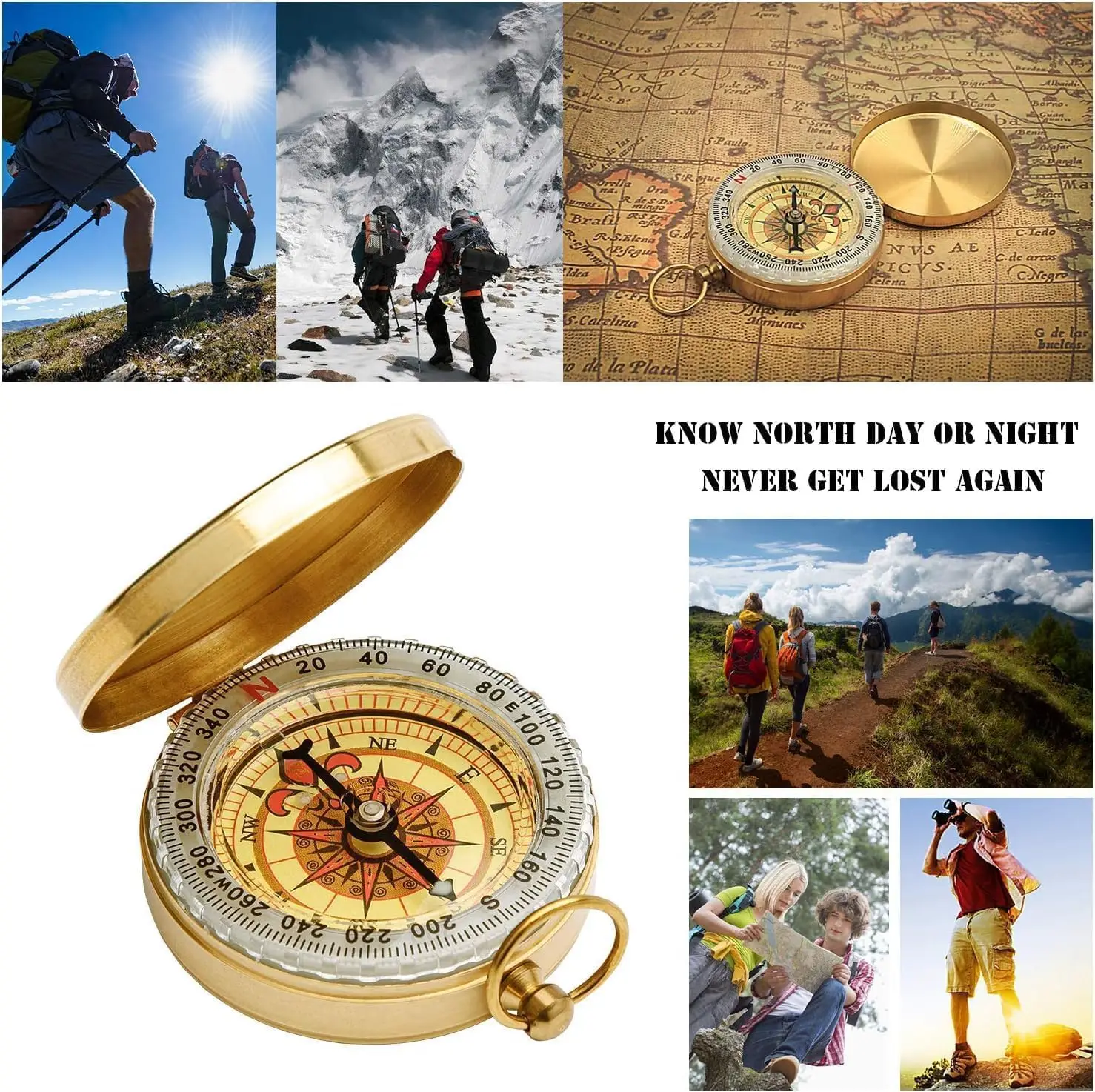 12 in 1 Survival Kits Emergency Survival Gear Equipment Camping Hiking Outdoor Adventure Cool Gadgets with Compass Flashlight