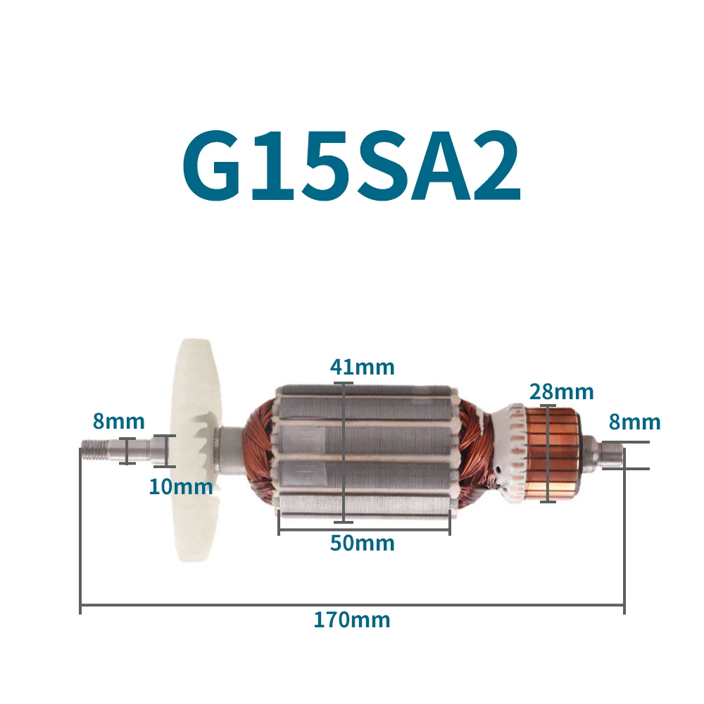 

Rotor armature for Hitachi G15SA2 angle grinder stator armature armature motor coil power tool replacement parts