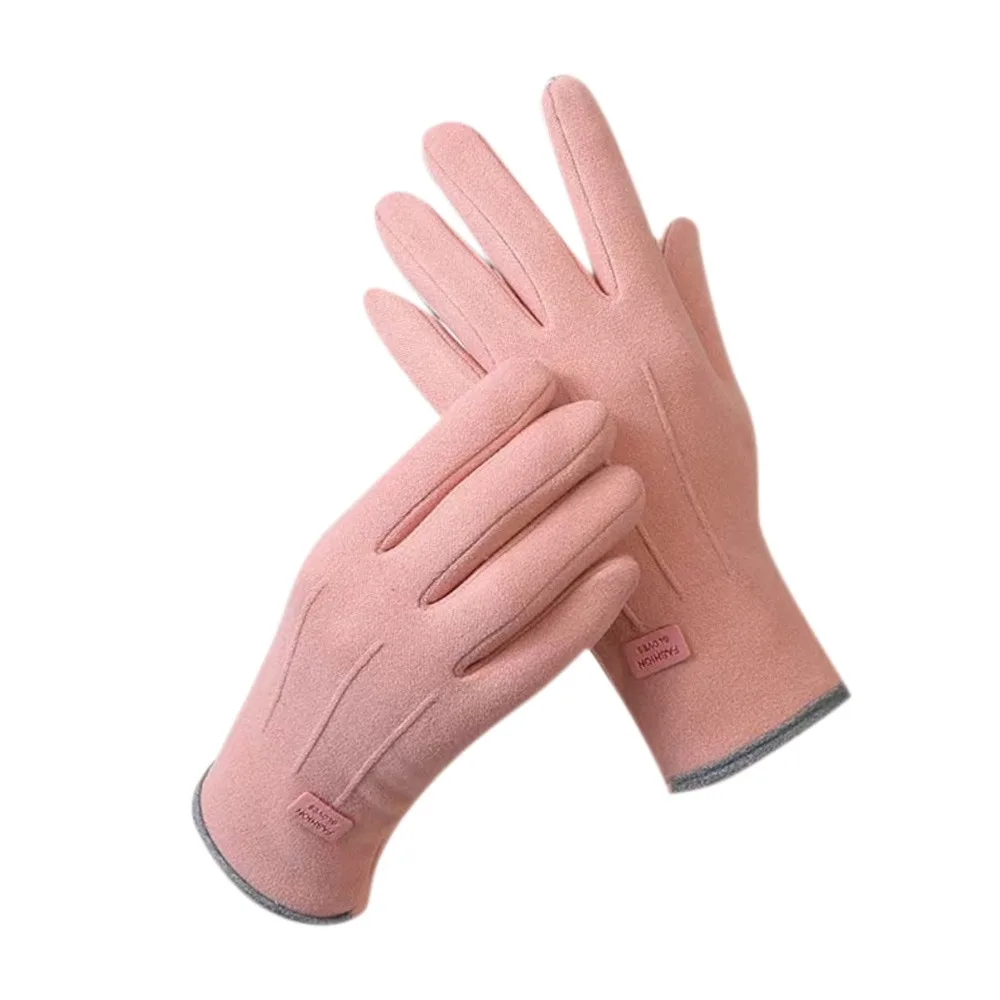 

Durable Windproof Touch Screen Gloves Wear-resistant Full Finger Warm Mitts Thick Cycling Gloves & Mittens