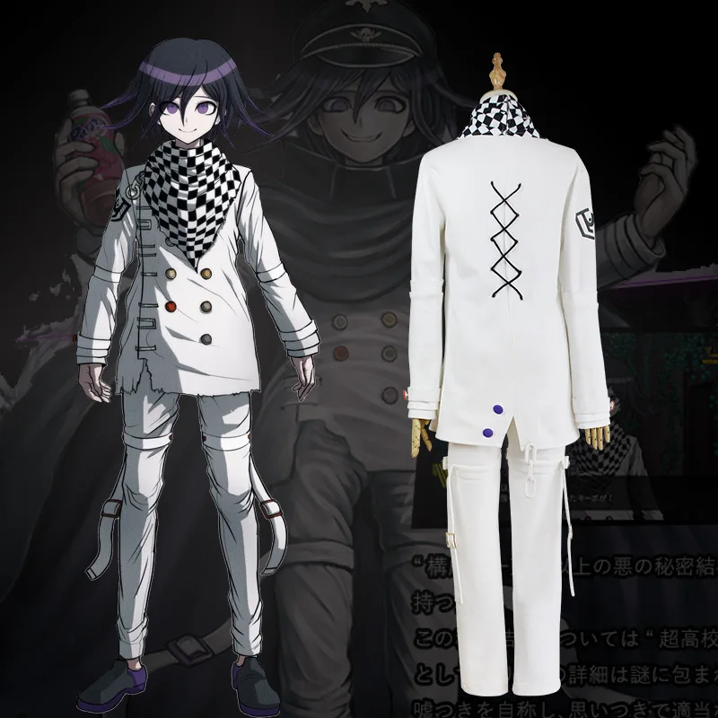 

Danganronpa V3 Kokichi Ouma President Uniform Cosplay Costume for Halloween Parties, Anime Conventions, and Roleplaying Outfit