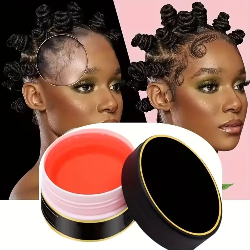 

Super-Strong Hair Edge Styling Gel, Contains Castor Oil, Non-Greasy, Non-Flaking, Non-Whitening, Long-Lasting Hold, Natural Formula, Suitable For All Hair Types