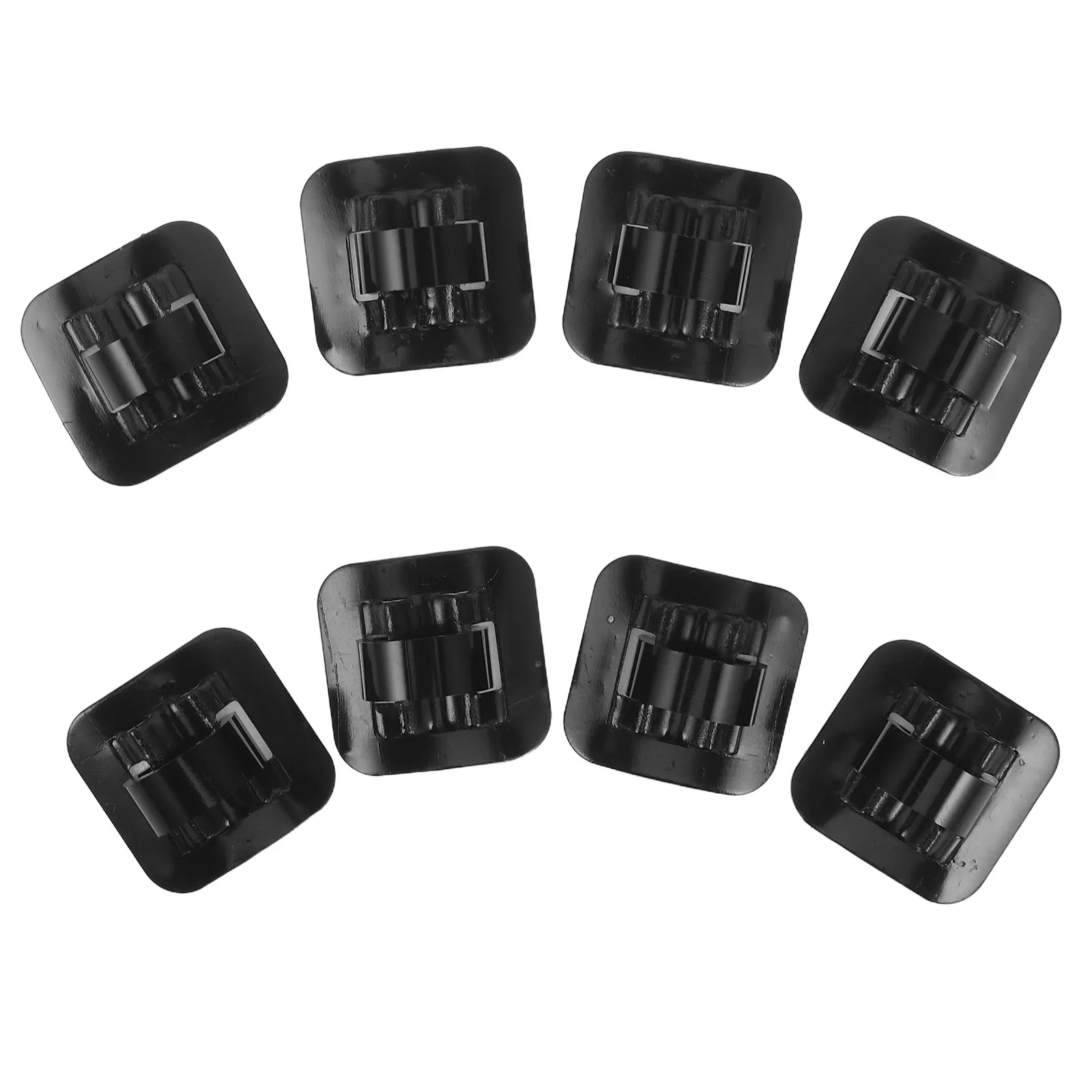 

8Pcs Bike Cable Clips C-Clips Alloy Adhesive Clamp Guide Holder for Brake Line Housing Metal Cable Buckle Mountain Road Bicycle