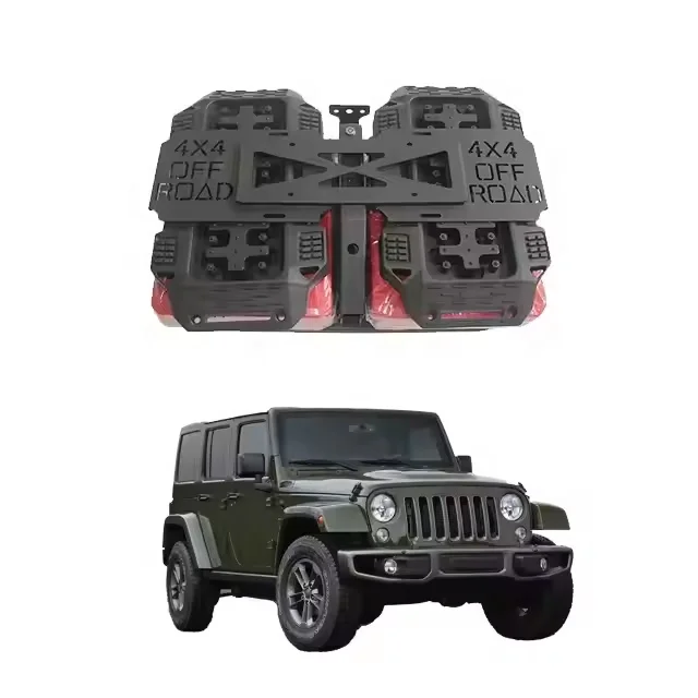 Integrated Group for Off-Road Universal Vehicles Steel ABS Rear Trunk and Tailgate Equipment With Shovels Performance Parts