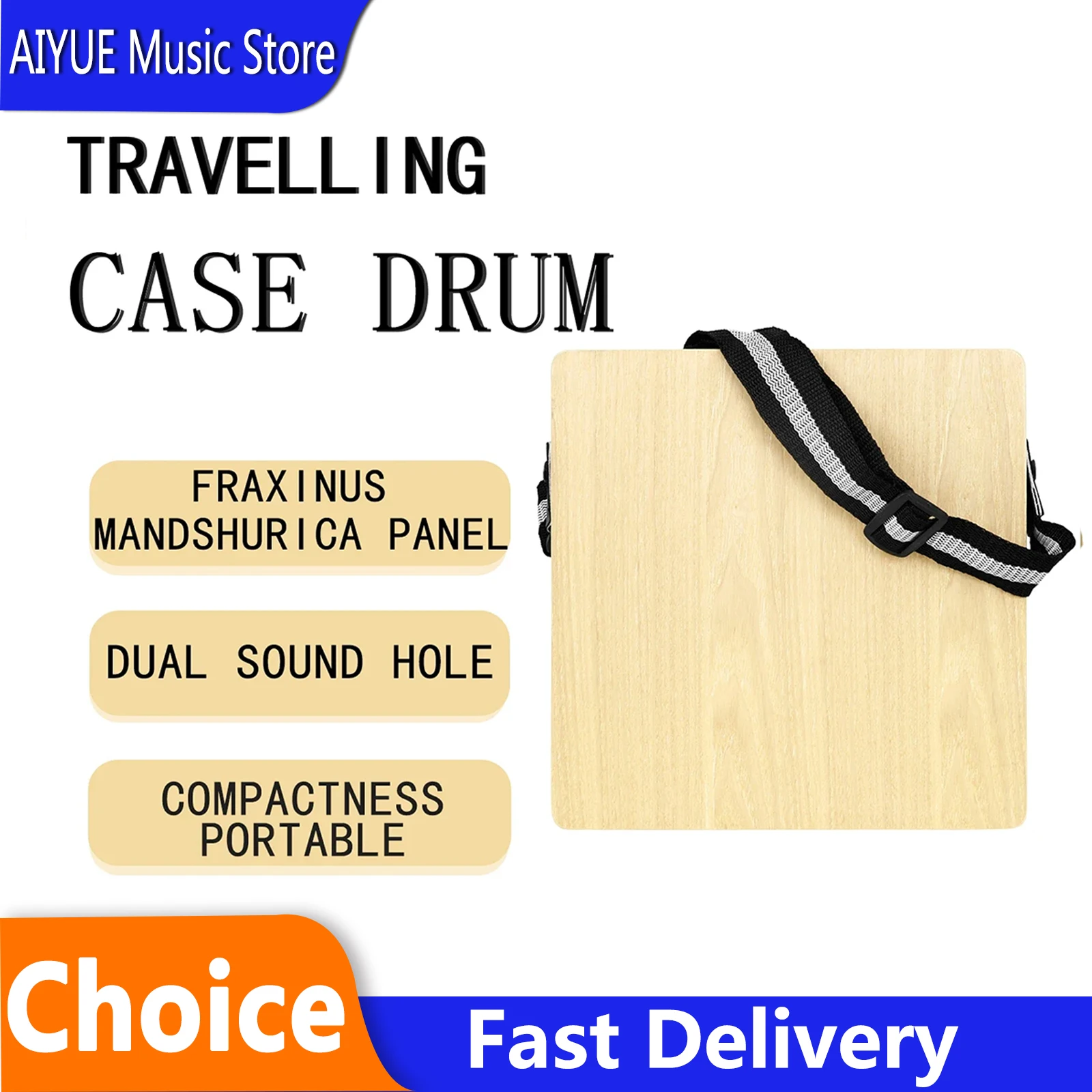 irin-traveling-case-drum-cajon-drum-compact-ashtree-cajon-box-drum-tambourine-hand-portable-percussion-instrument-with-strap