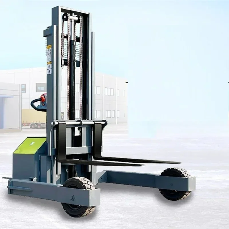 '2T 2M الوقوف نمط جميع التضاريس محرك الرافعة الشوكية الكهربائية ثلاث عجلات المحمولة الكهربائية الصغيرة #3