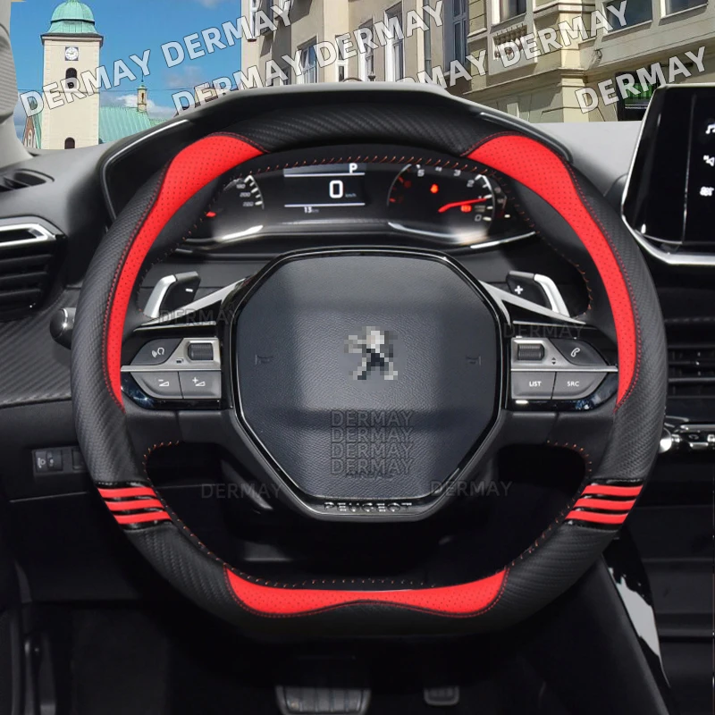 

Для Peugeot 508 508L 2019 ~ 2022 милая фотография из углеродного волокна искусственная кожа для девочек Мультяшные автомобильные аксессуары интерьер