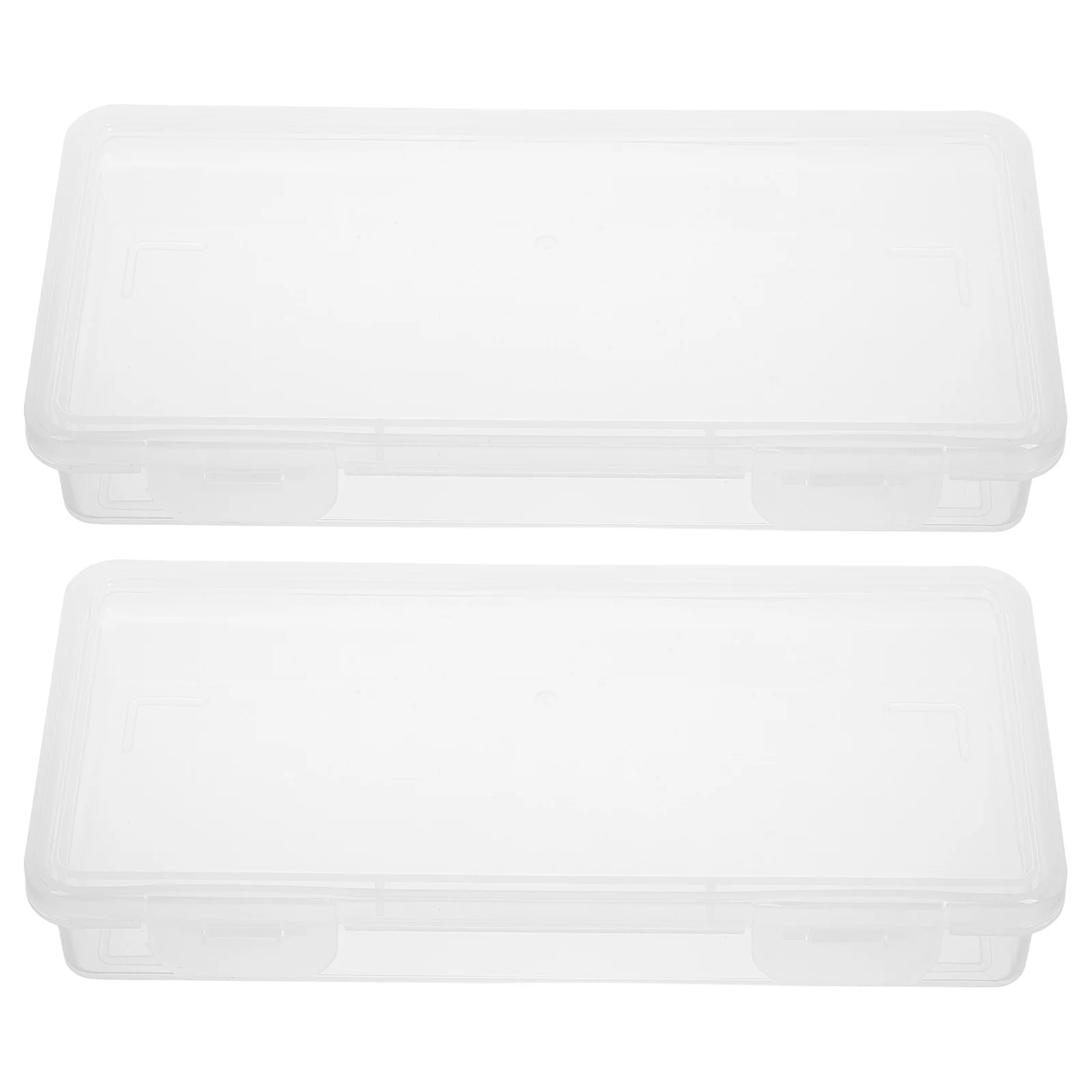 2pcs Organizer Box Waterproof Coin Cash Storage Container Lid Portable Bill Holder Collection Protector Case For