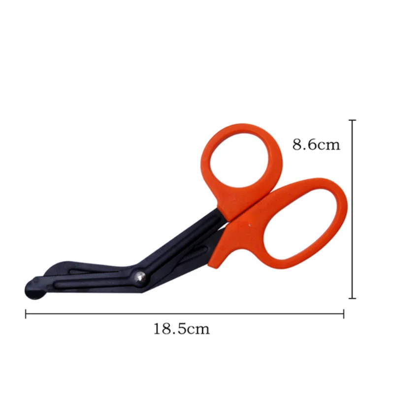 Medical Rescue Scissors Plastic Handle Stainless Steel Wound Gauze First Aid Scissors Practical Outdoor Nurse Scissor