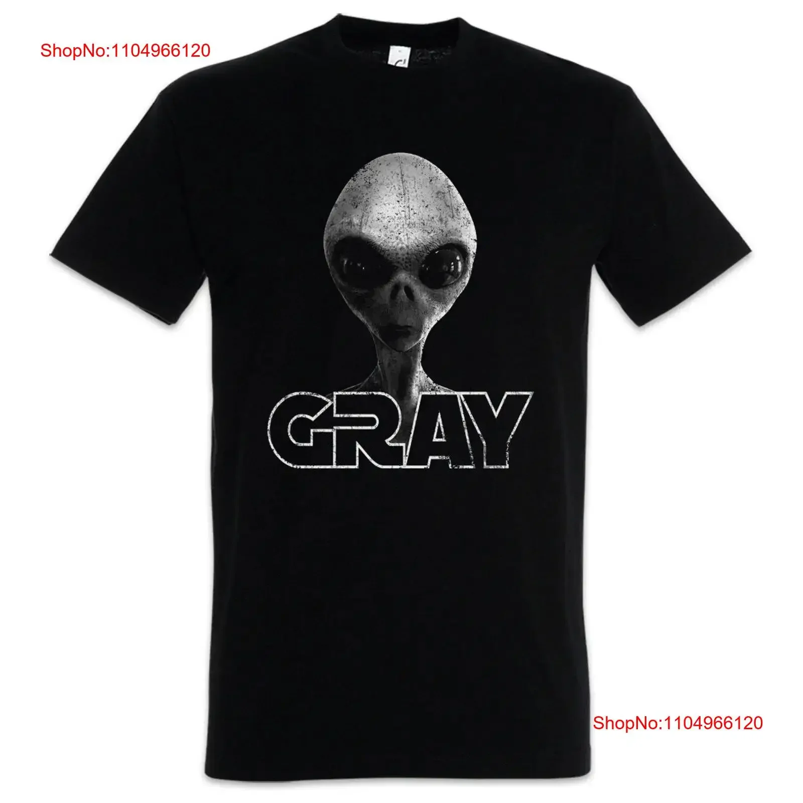

Gray Alien Invader II Men's T Shirt Grey UFO Vril Flying Disk Haunebu Majestic 12 Area 51 TR3B Project Blue Book vintage