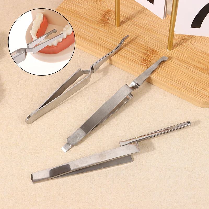 Stainless Steel Dental Buccal Tube Forceps Occlusal Paper Tweezers Orthodontic Forcep For Teeth Care Tool Dental Materials