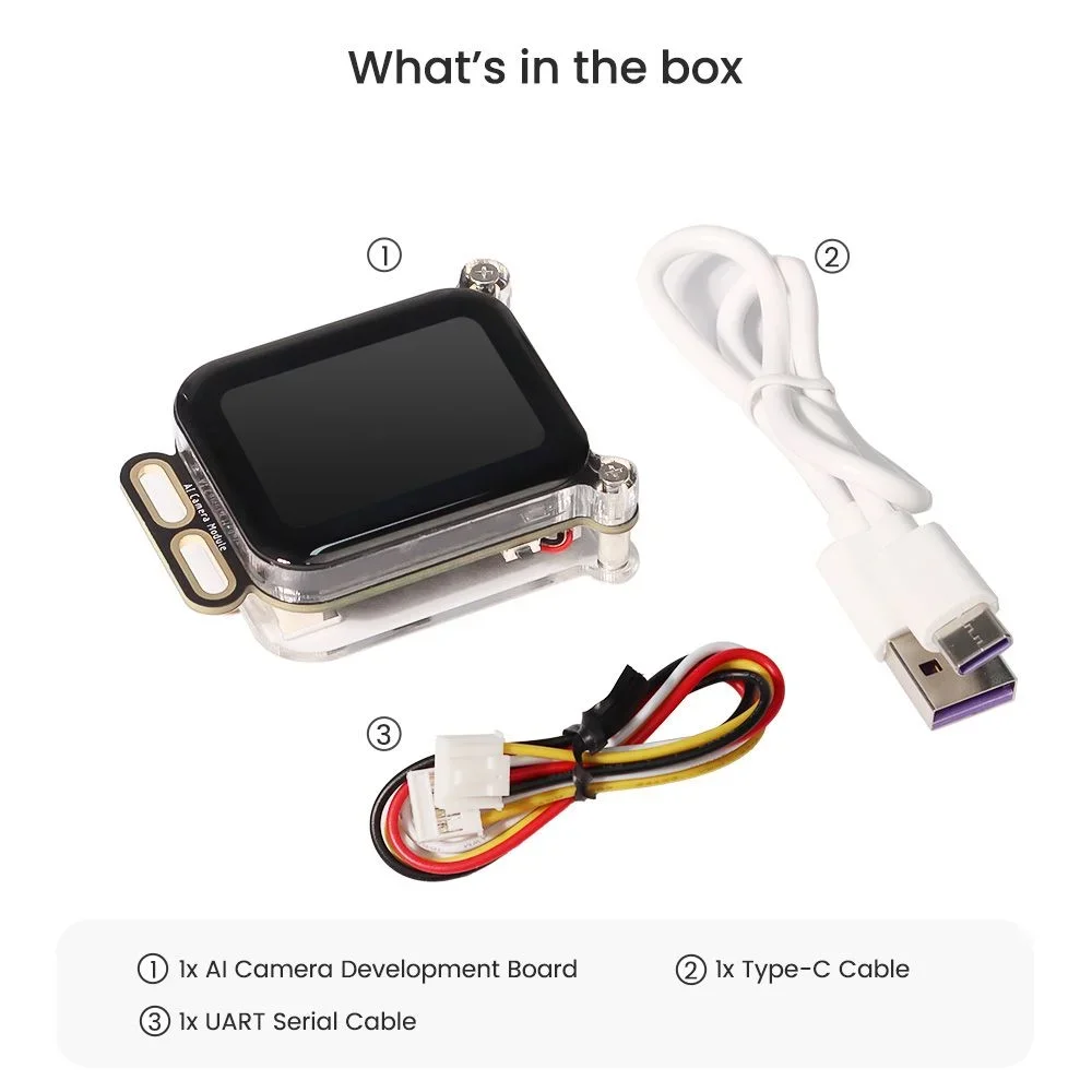 ESP32-S3 AI Cam- Mini AI Vision Module| Face Detection & Color Recognition | Audio Control | Arduino & ESP32 &RPI Compatible