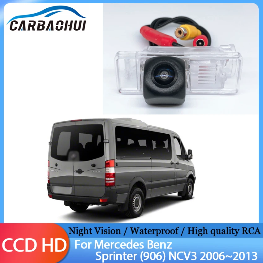 Car Reversing Parking Camera HD Night Vision Backup Camera Rear View Camera For Mercedes Benz Sprinter (906) NCV3 2006~2013