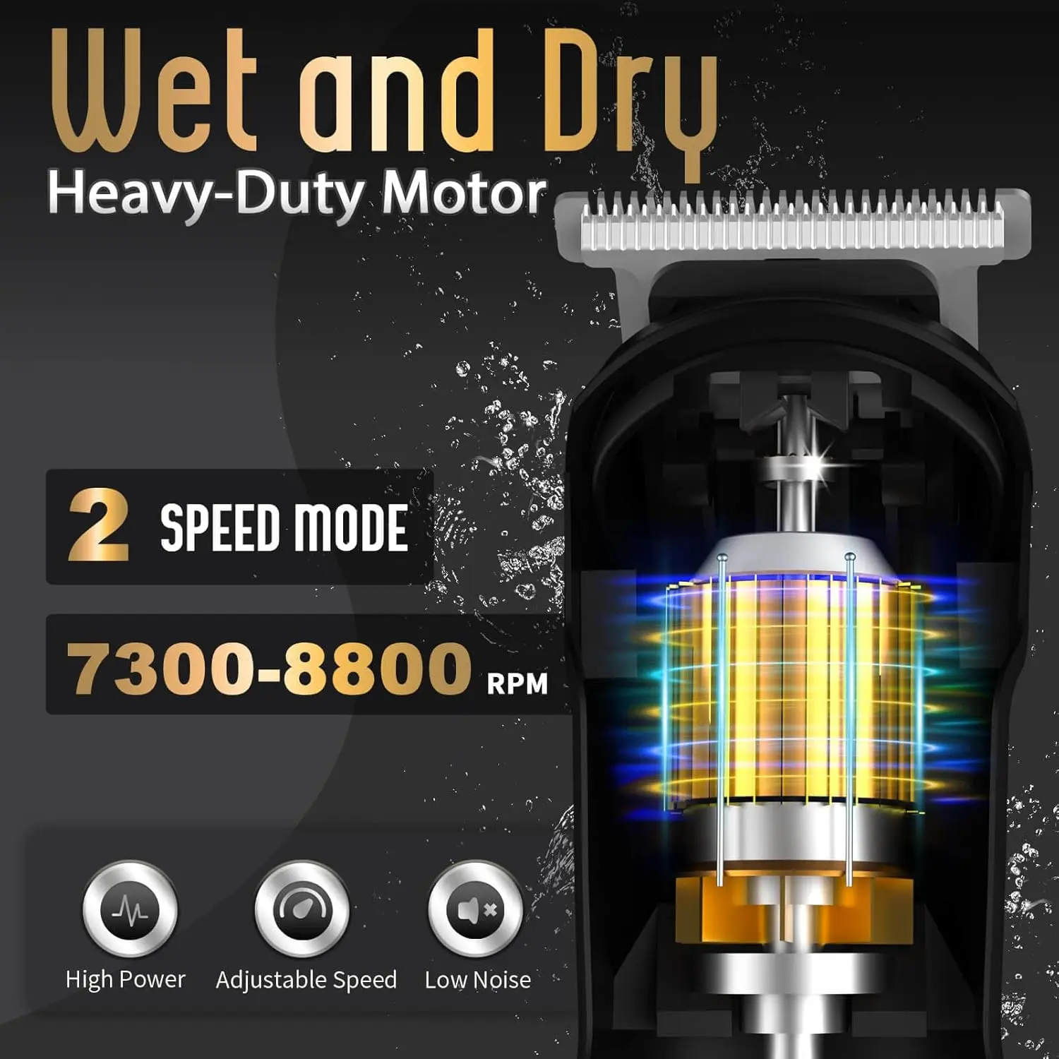 ماكينة تشذيب اللحية المقاومة للماء للرجال، ماكينة حلاقة كهربائية للأنف والوجه والجسم والشارب - مجموعة أدوات العناية اللاسلكية، هدية للزوج والدهون