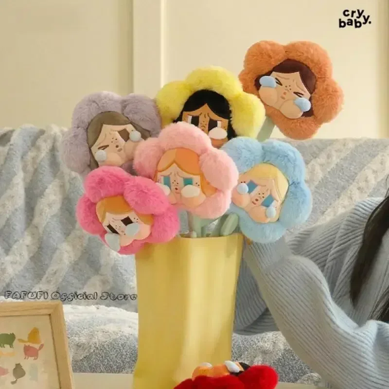 

POPMART Crybaby Sad Club Series Plush Flower Blind Box Toys Mystery Box Mistery Caixa Action Figure Surprise Cute Model Birthday