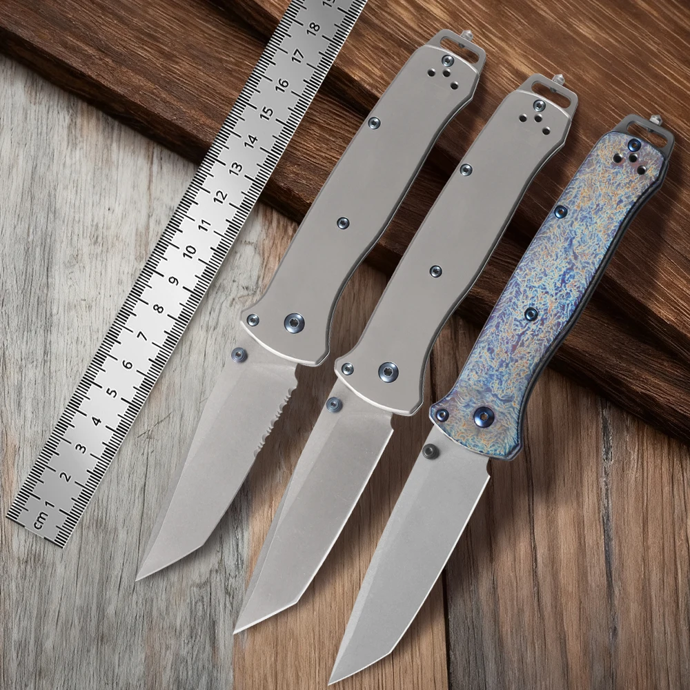 

Карманный складной нож NINE THORN 537 с титановой ручкой Mark M390, тактический нож для кемпинга, охоты, выживания, кухонные инструменты для повседневного использования