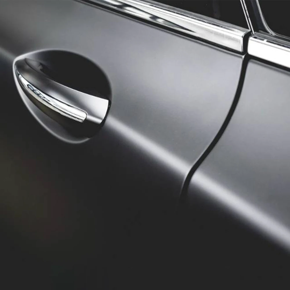 Premium Matte Black Car Vinyl Wrap Film Bubble Air Free Release Decal PVC Motocycle Truck Body DIY Self Adhesive Decoration Film