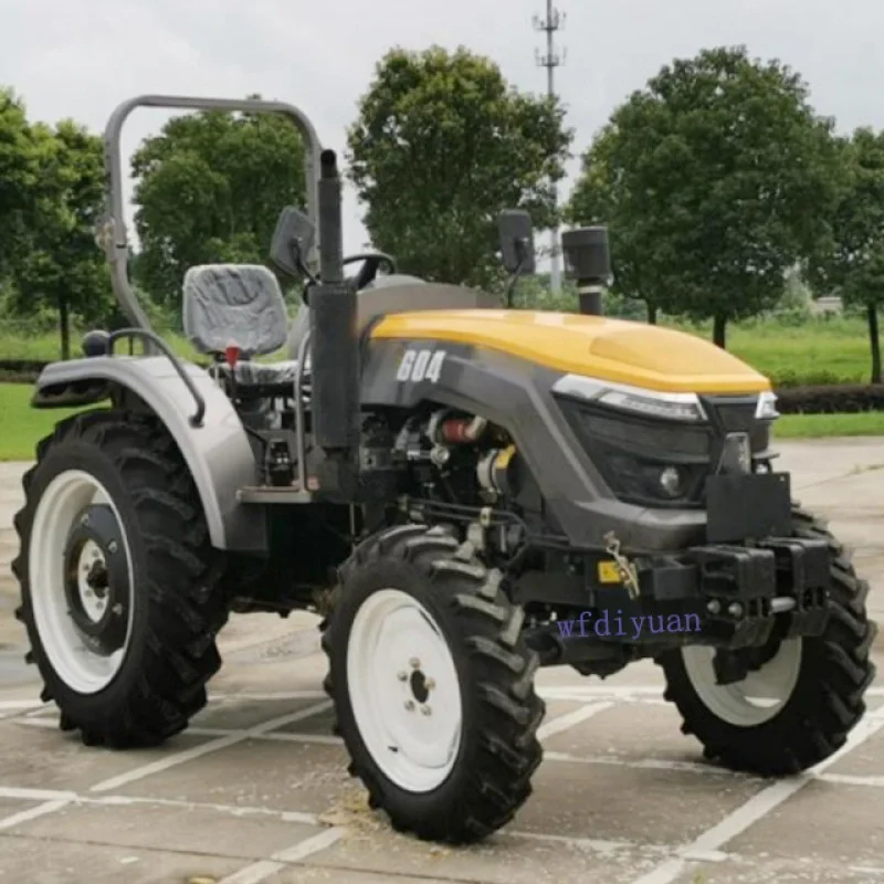 Produk baru: DIYUAN Model terbaru 200hp traktor Mini daya tinggi 4wd dengan Aksesori tambahan seperti Loader dan Backhoe