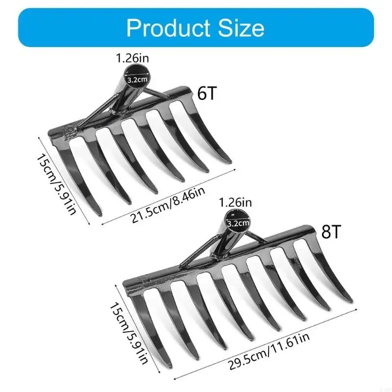 

Efficient Garden Rake For Garden Landscaping Soil Preparation And Moss Clearing L4MF