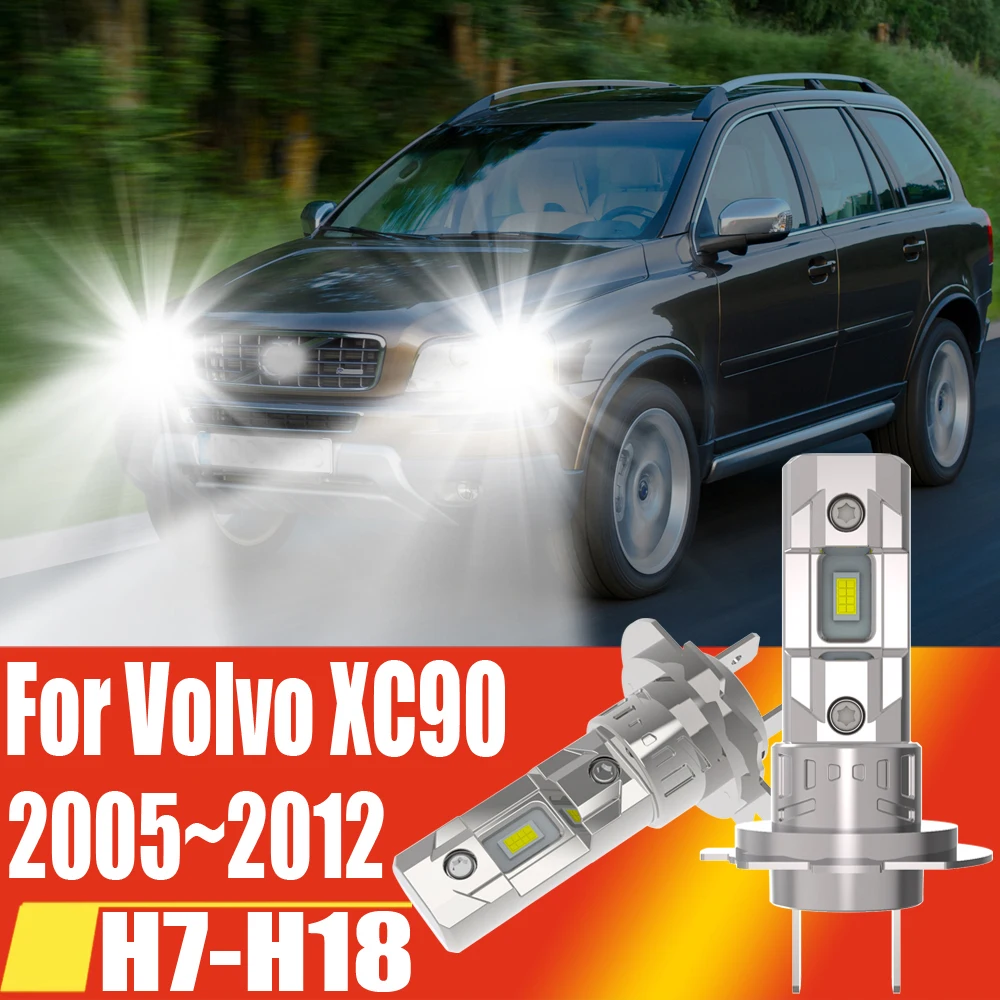 

2pcs H7 Led Headlight Canbus High Power Car Bulb 6000K White Auto Fog Lights Moto Turbo Diode Lamp 12v For Volvo XC90 2005~2012