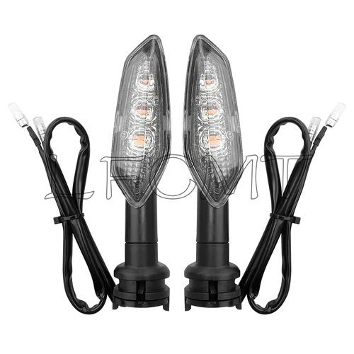 Imagen 2 del producto Ajuste para YAMAHA YZF R3 R15 R25 R125 XJ6 FZ1 FZ8 FAZER FZ6 MT09 MT10 luz LED de intermitente para motocicleta lámpara indicadora trasera delantera