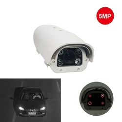 5MP IP LPR Camera For Highway Parking Lot IP Camera Vehicles License Number Plate Recognition Camera Infrared LED