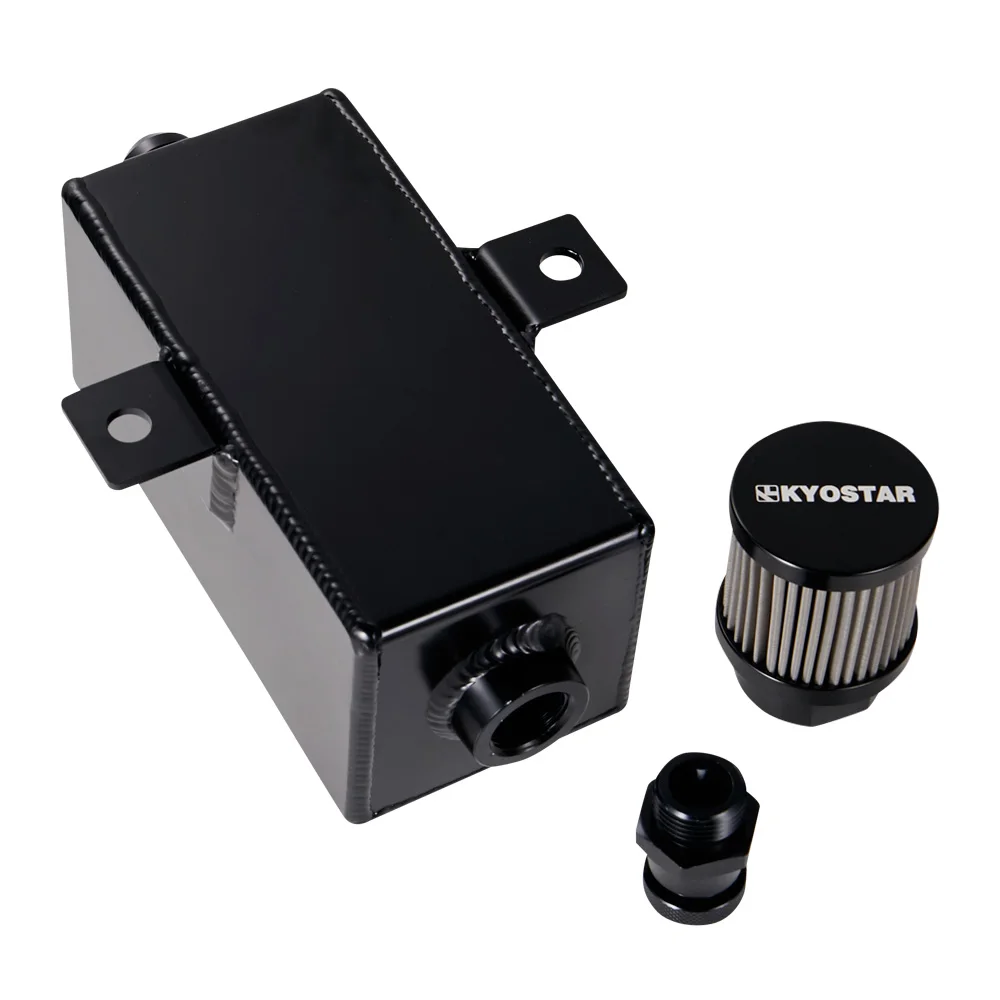 

KYOSTAR Universal 10AN Aluminum 1L Oil Catch Tank Baffled 12AN Filter