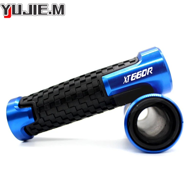 ل XT660R 2004-2017 XT660 XT 660 R 660R دراجة نارية 7/8 "22 مللي متر الألومنيوم المطاط المضادة للانزلاق مقود المقود اليد القبضات
