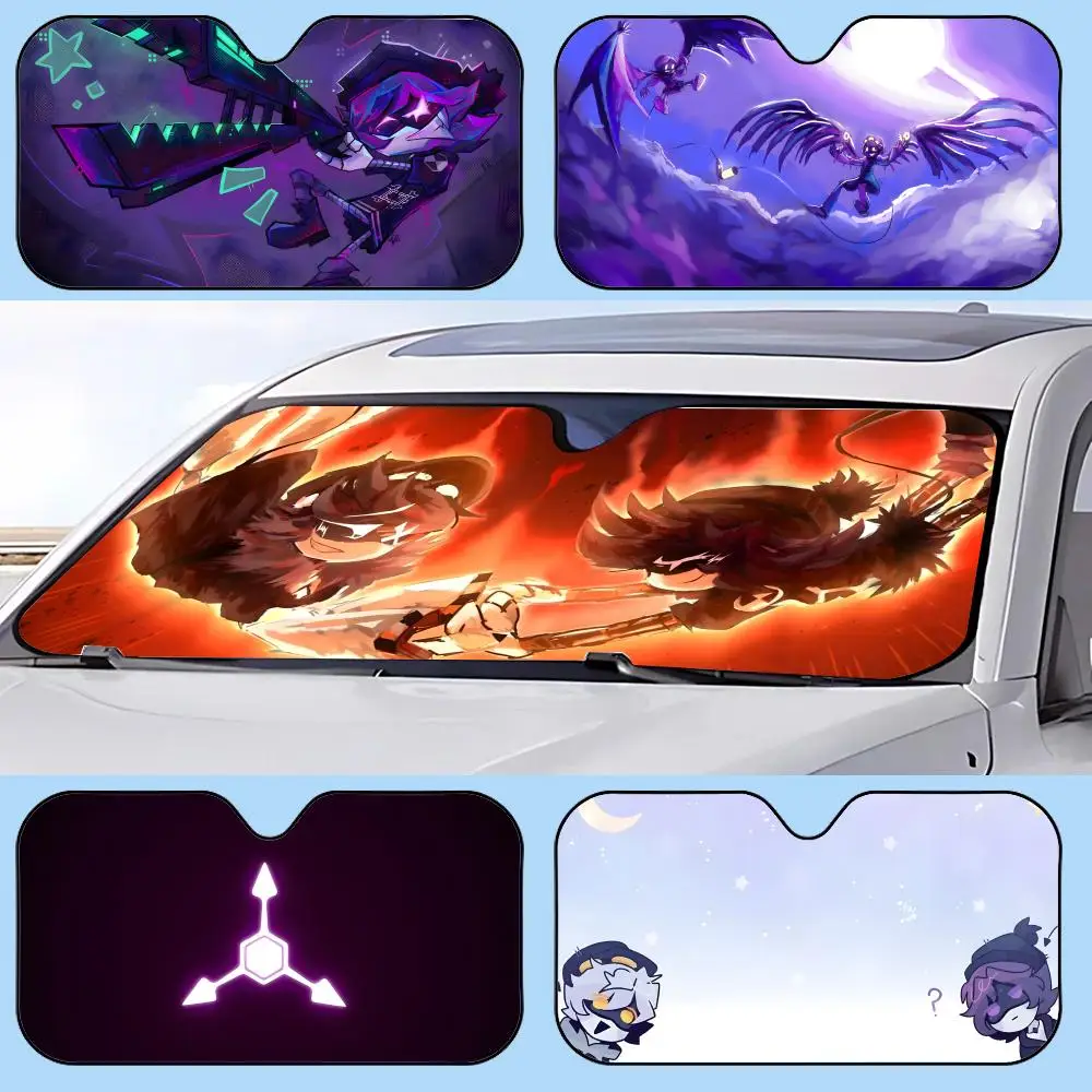 

anime movies M-Murder Drones Season Sun Visor Retractable Car Sun Visor Anti-Glare UV Protection Front Window Sunshade